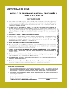 Modelo PSU  Historia, Geografía y Cs.Sociales