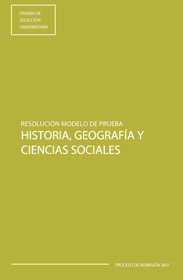 Resolución Modelo PSU  Historia, Geografía y Cs.Sociales