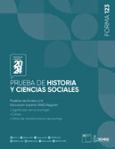 PDT oficial de Historia y Ciencias Sociales